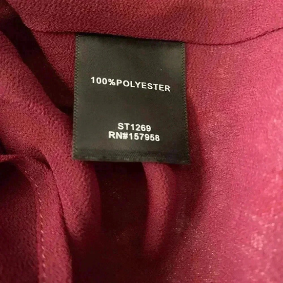 🆕Senlis Whispy Rose Michele Puff Sleeve Top S🆕 - Picture 15 of 15